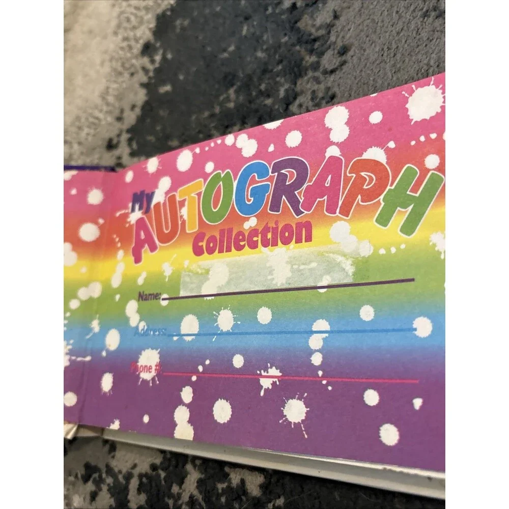 Lisa Frank Markie Autographs Book VERY RARE